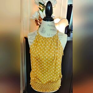 DayTrip Golden Yellow Halter Top